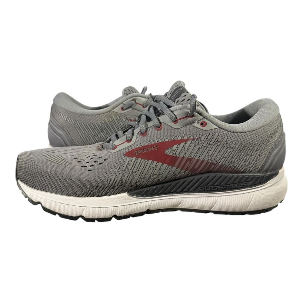 Brooks Men’s Addiction GTS 15 Running Snow Gray Size 10.5 Medium - Picture 6 of 8